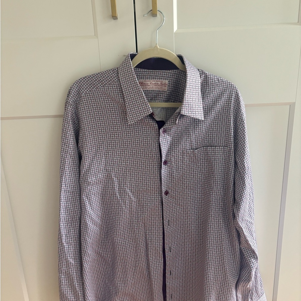 Men's Purple Checkered Shirt